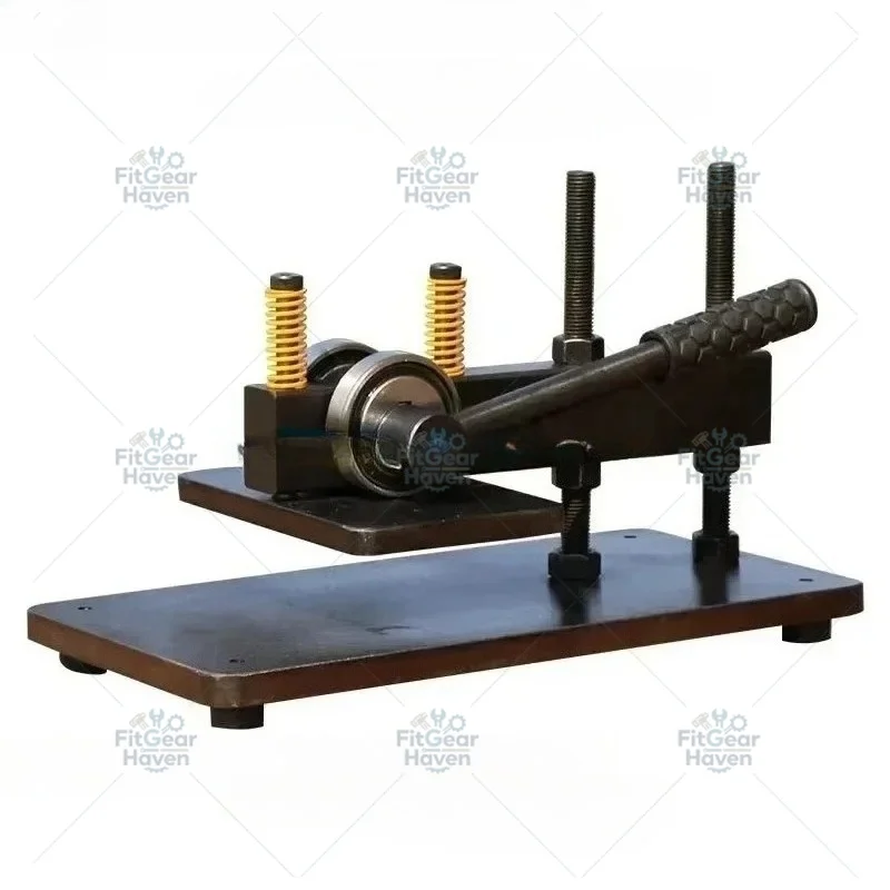 Large Arm Manual Die Cutting Machine Multifunctional Punch Press Cutter for Plastic Rubber Fabric Sampling