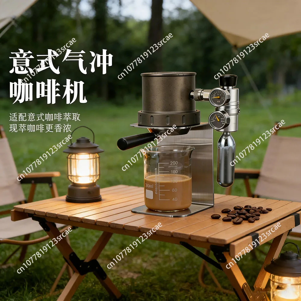 Extraction Pneumatic Coffee Machine Double Gauge Pressure Reducing Valve 9Bar Professional Coffee Brewing Pressure Regulator