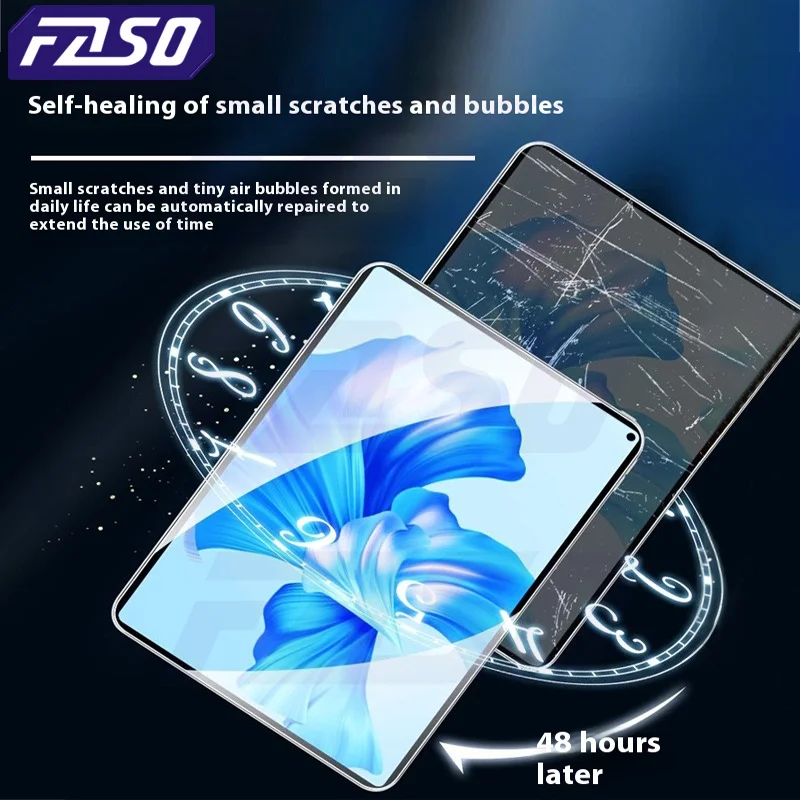 FASO 2pcs Pet Screen Protector For Samsung Galaxy Tab S7 Fe S9 Fe A9 Plus S6 Lite S7 S8 S9 A8 Plus Protective Clear Film No Glas image 2