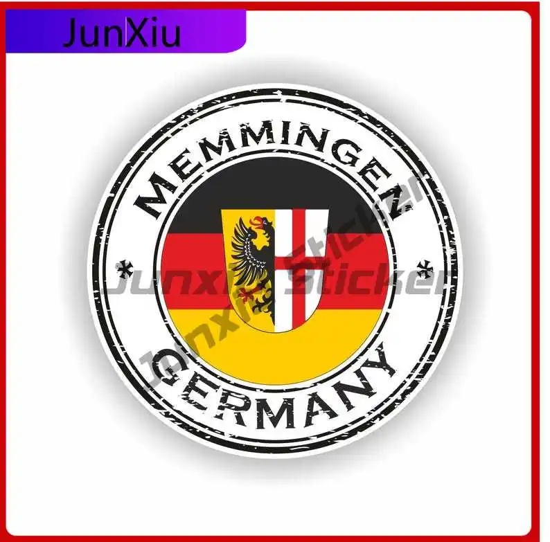 

Memmingen Germany Coat of Arms Funny Car Motorcycle Anti UV Car Styling Vinyl Decal For Car Truck SUV Window Bumper Laptop