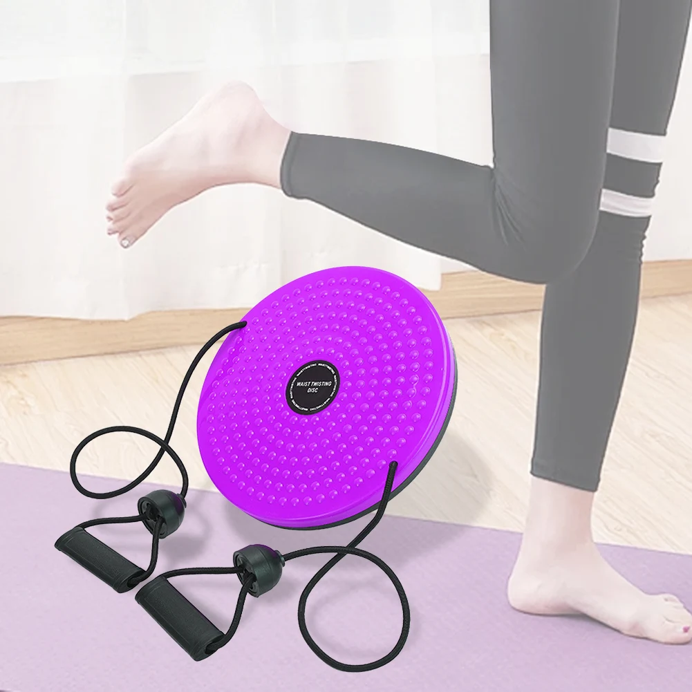 Ab Twister Board مع تدليك القدم وحيد الخصر الهمس القرص مدرب خصر التواء القرص لتخسيس الخصر الأسلحة الوركين والفخذين #2
