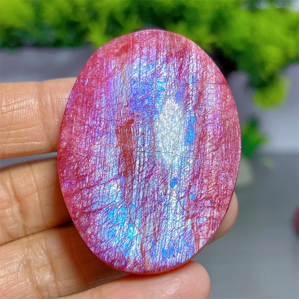 Red Moonstone Palm Natural Crystal Home Garden Decoration Room Decor Luck Quartz Stone Healing Energy Love Gifts Beautiful