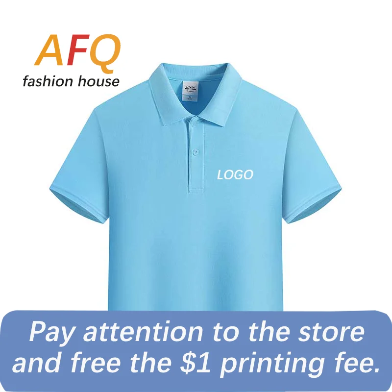 Workwear short-sleeved overalls thin summer T-shirt custom work clothes factory clothes POLO shirt