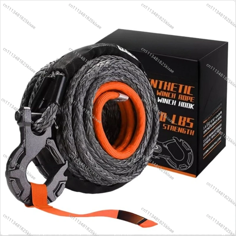 For Winch Rope Outdoor Traction Car Rescue Nylon Trailer Rope Off-road Special Strong Lengthening Thickening