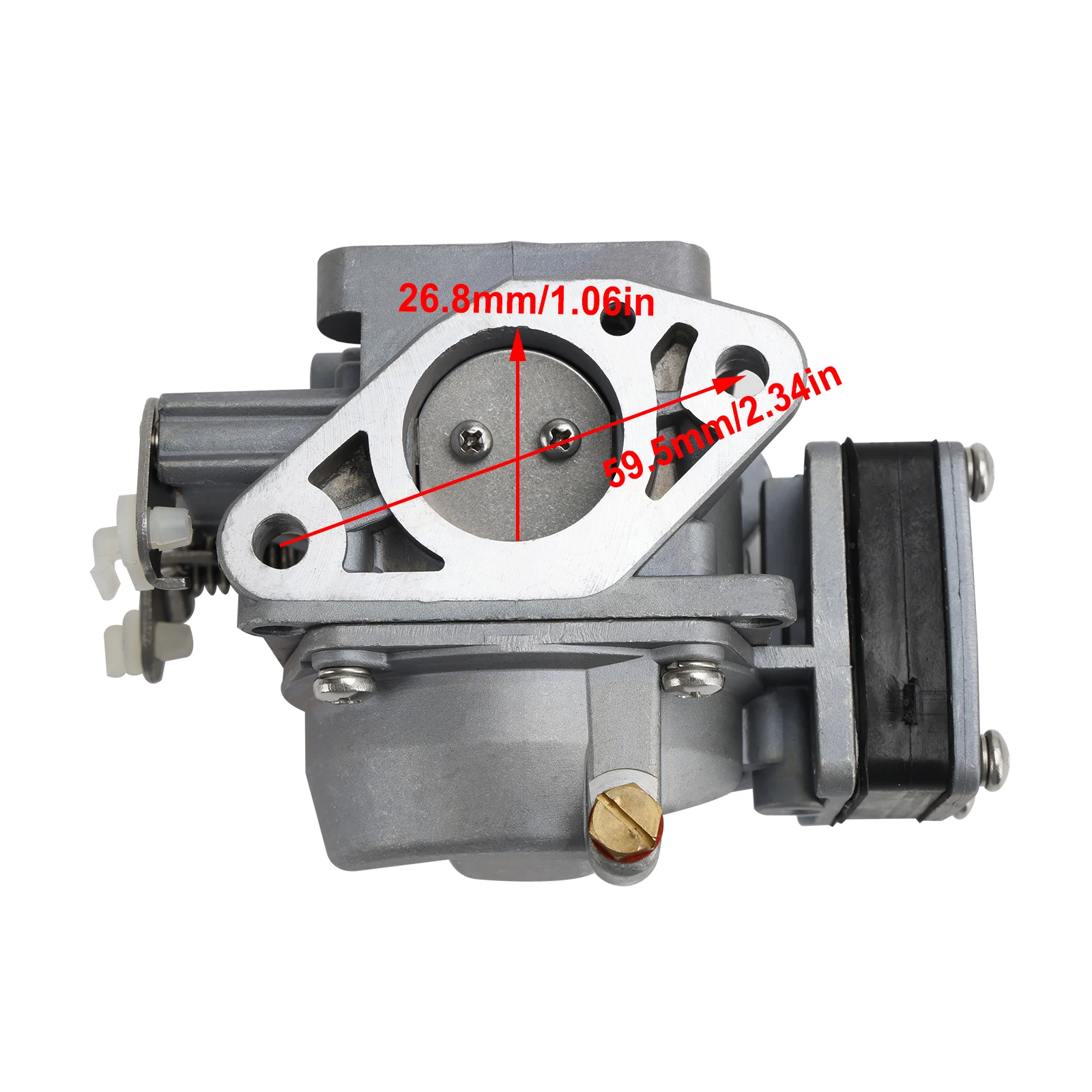 Topteng Carburetor Carb fit for TOHATSU Outboard 9.8HP 2-Stroke Engine 3B2-03200-1