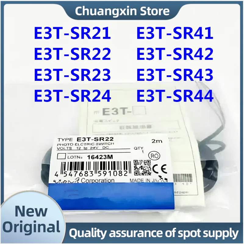 1PCS OMRON E3T-SR21 E3T-SR22 E3T-SR23 E3T-SR24 E3T-SR41 E3T-SR42 E3T-SR43 E3T-SR44 Sensor Fotoelétrico Novo em Estoque