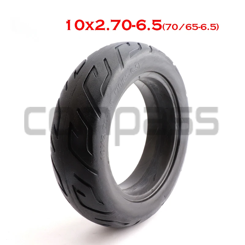 10x2.70-6.5 Solid Tire Run-flat Tire 10 Inch Thickened Tire for Xiaomi Mini Pro Balance Scooter Parts