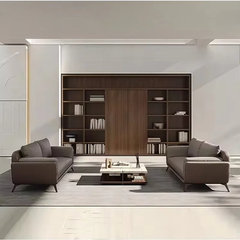 

Кожаный секционный диван U-образный угловой диван, современный дизайн гостиной, негабаритный натуральный современный двухместный диван, кулон