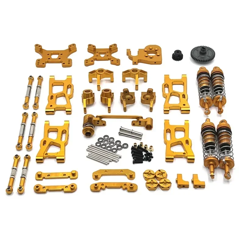 Wltoys 144001 144010 124017 124019 124007   RIaarIo XDKJ-001 XDKJ-006 AM-X12 Metall Upgrade Teile Kit RC Auto OP Zubehör