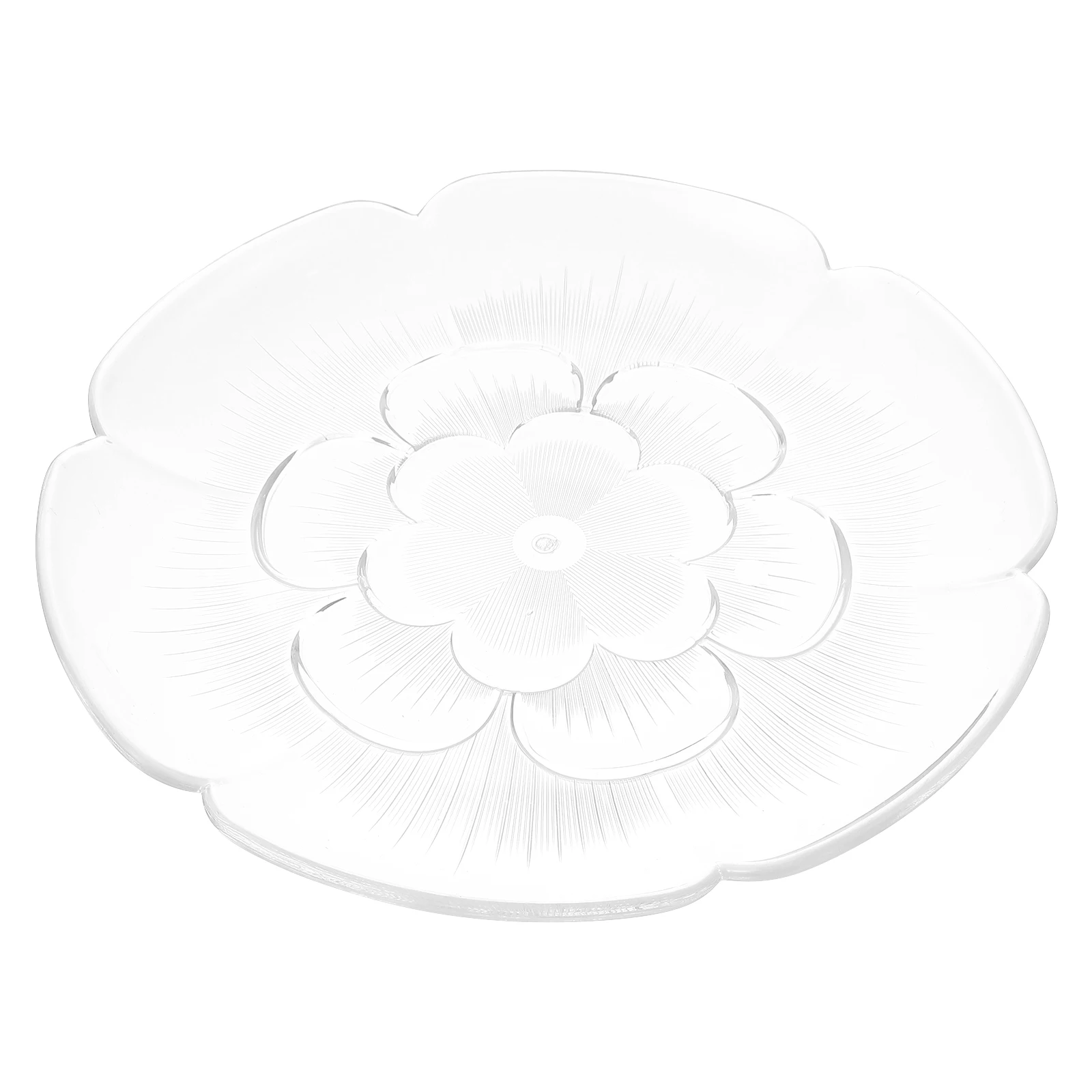 

Premium Acrylic Transparent Fruit Plate Multi-Functional Food Serving Tray Lightweight Storage Container For Snacks Fruits