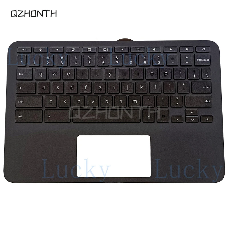 

Новый поддон для рук (пальмрест) для HP Chromebook 11MK G9 EE с американской клавиатурой, без тачпада, M44258-001, 11.6 дюймов