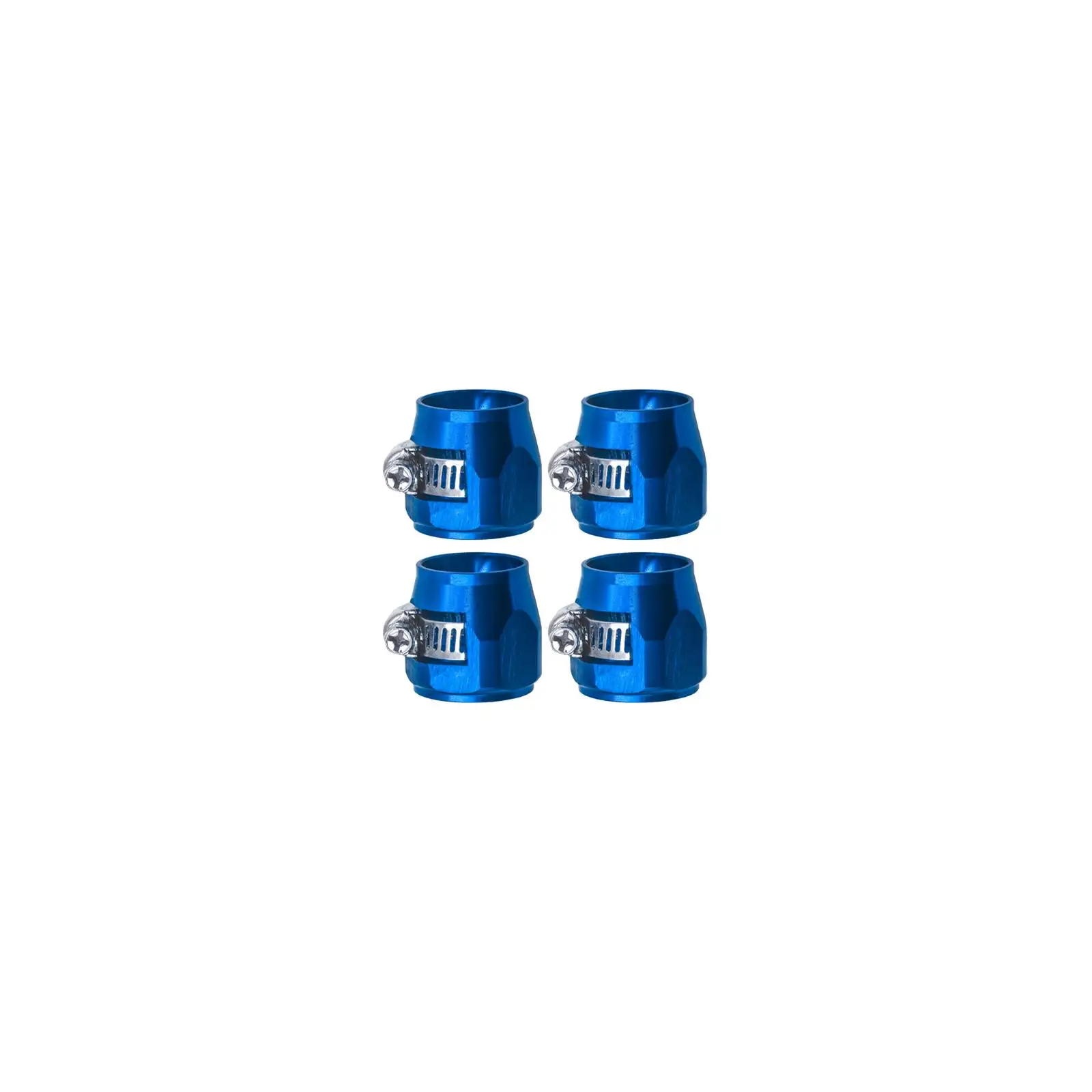 

Durable Aluminum Alloy Hose Finisher Clamps Elastic Band Pipe End Cover Screw Fitting for Car Fuel Oil Air Water Tube
