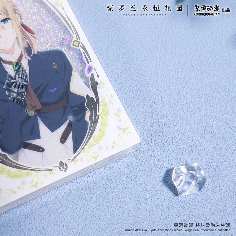 Violet Evergarden Flower Language Series China Autorização Oficial Acrílico Quicksand Placas de Pé