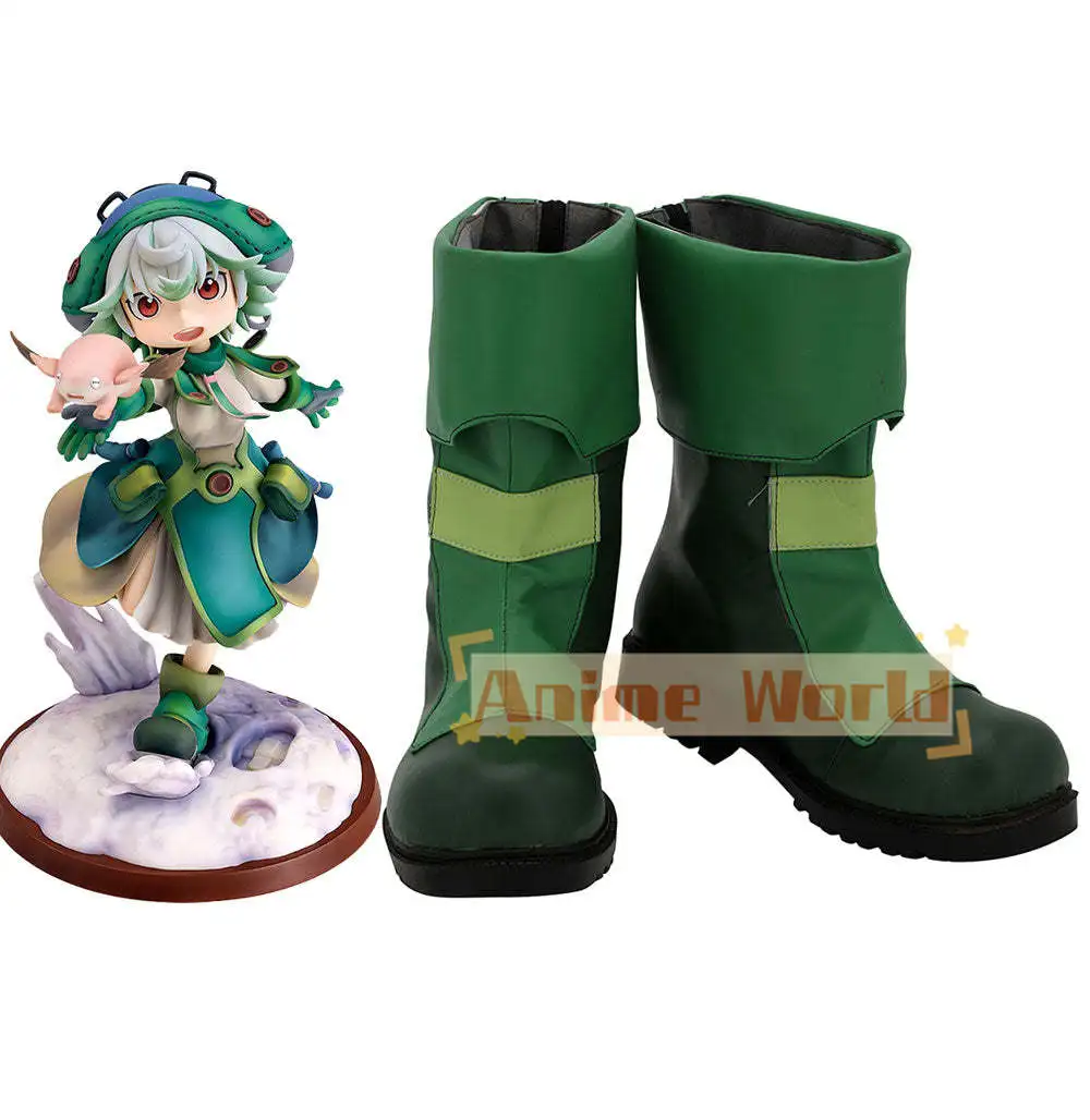 Made in Abyss Prushka Cosplay Shoes Halloween Party PU Leather Custom Made