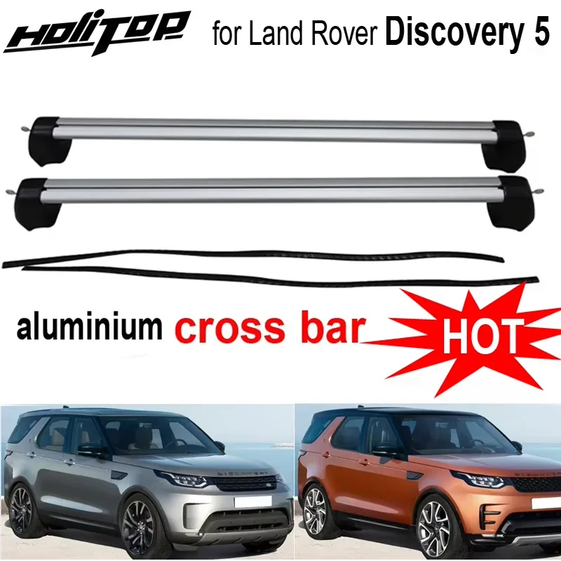 

Auto roof bar rail cross bar horizontal roof rack for Land Rover Discovery 5 2017-2026,thicken aluminium alloy,ISO9001 quality