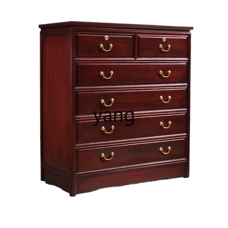 XYY camphor wood chest of drawers solid wood storage cabinet Chinese living room bedroom