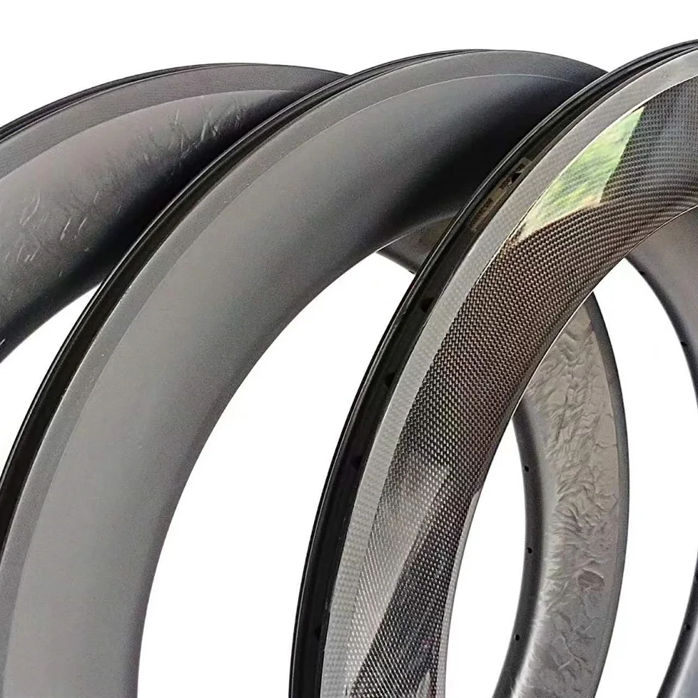 الطريق الترياتلون المسار دراجة القرص دراجة عجلات 700C الكربون حافة 88 مللي متر عمق 25 مللي متر عرض ل Fidex Grear TT أنبوبي الفاصلة العجلات #6