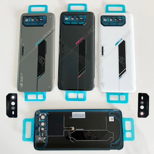 Origina For ASUS ROG Phone 9 8 7 6 Pro 6D FE Battery Back Cover Glass Rear Door Lid Shell Case Housing Replacement Repair Parts