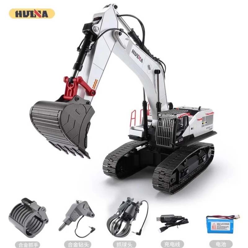 

Huina 594 Alloy Tracked Remote-Controlled Excavator 22 Ton Ultra Large Simulation Electric Engineering Vehicle Model Boy Toy