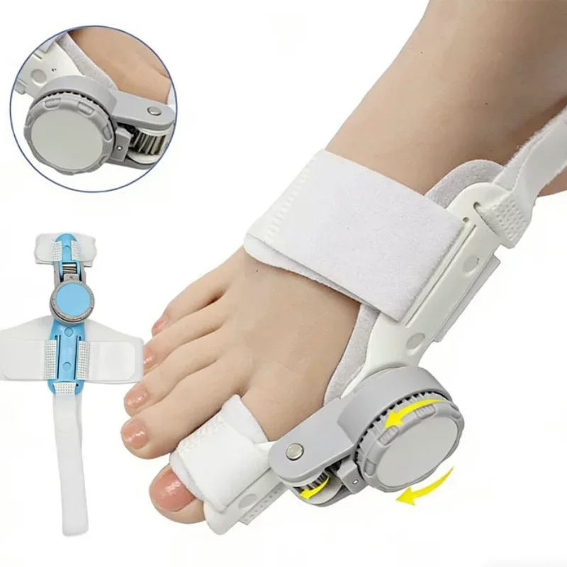 Bunion Corrector Foot Hallux Valgus Braces Rotatable Toe Separator Straightener Adjustable Pedicure Finger Toe Corrector