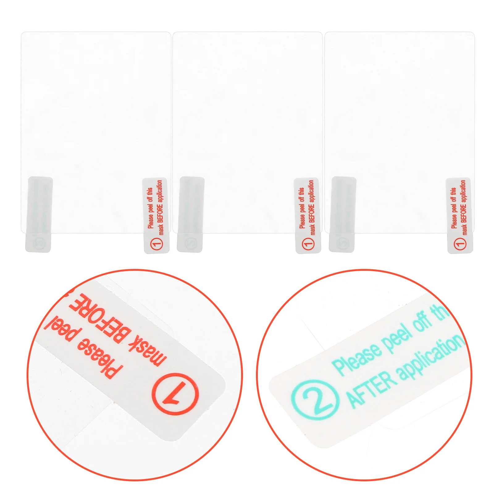 

10Pcs Clear Electrostatic Film for Car Windshield Dash Cam Mounting High Resistance to Heat Thickened Transparent Adhesive