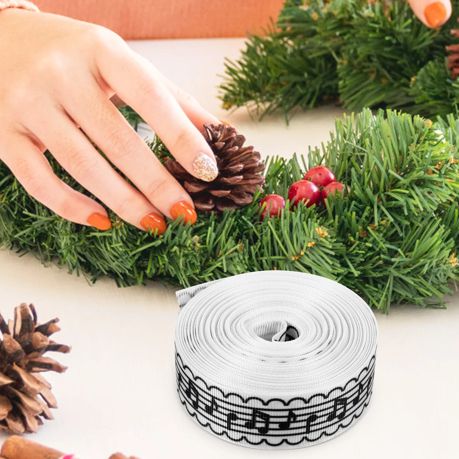 

Musical Note Ribbon Party Packing Present Wrapping Accessories Manual for Cake Decoration Bulk
