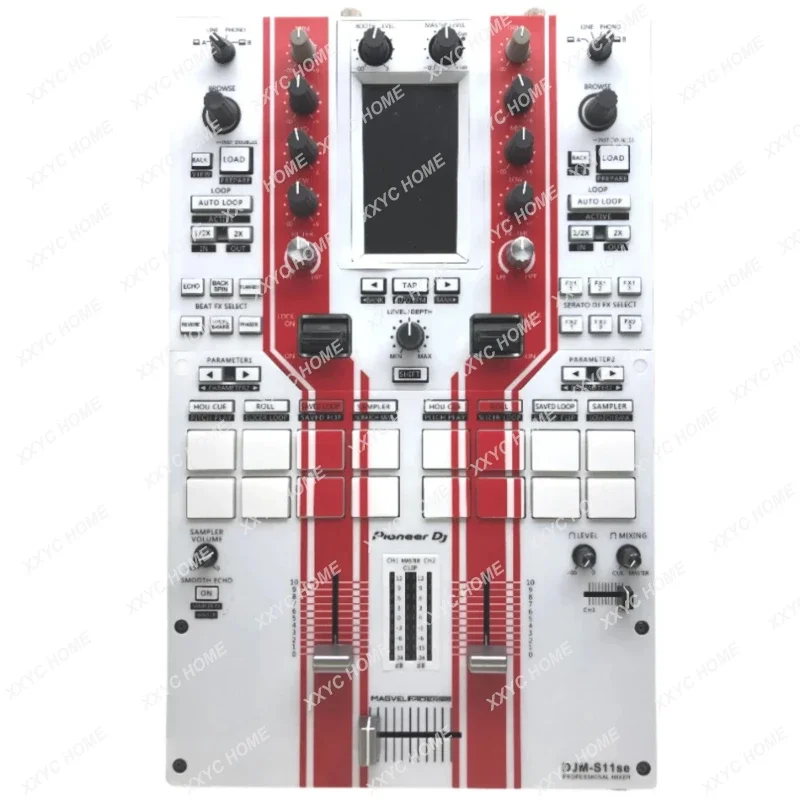 

DJM-S11 pearl white red edge skin suitable for Pioneer controllers