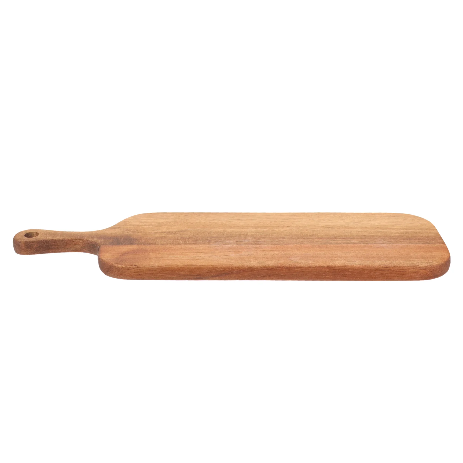 

Long-handled Acacia Wood Cutting Board Solid Household Wooden Creative Photo Props Serving Bread Charcuterie Cutlery Tray