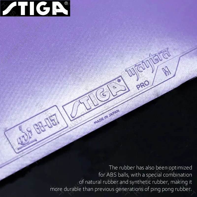 오리지널 STIGA Mantra Pro 다채로운 탁구 고무 비 끈적 끈적 탁구 고무 시트 Mantra Pro M/H 블루/퍼플/핑크