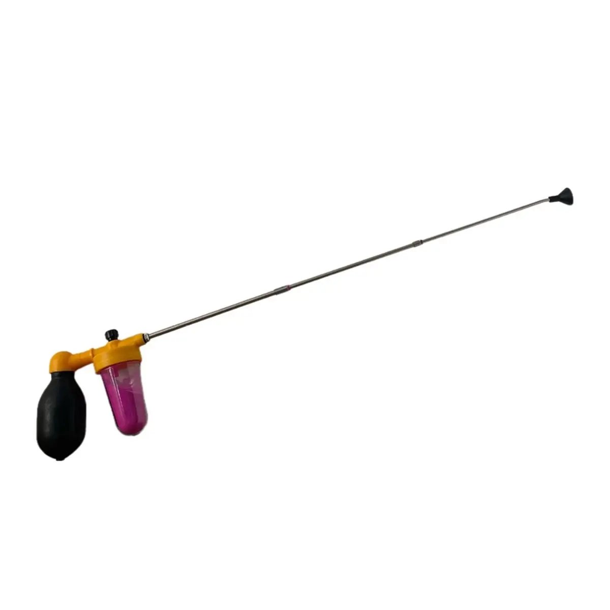 *A14E Powder Sprayer Telescopic Earth Powder Duster Tools Quick Dispenser for Outdoor Indoor Greenhouses Vegetable