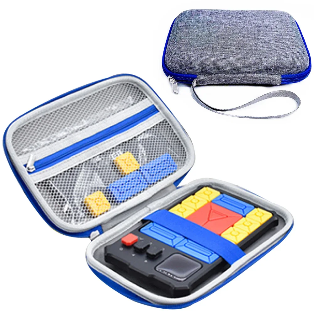 Hard Carrying Case for GiiKER Slide Brain Game Console Protective Storage Holder Anti Scratch Travel Case with Mesh Pocket