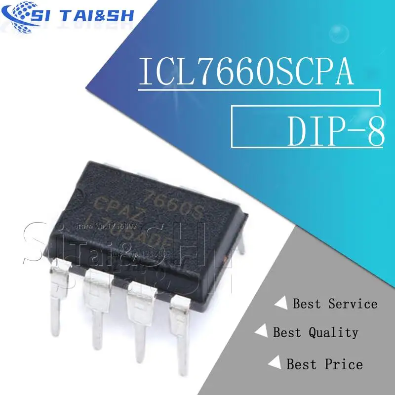 10pcs ICL7660SCPA DIP8 ICL7660 DIP ICL7660S DIP-8 ICL7660SCPAZ new and original