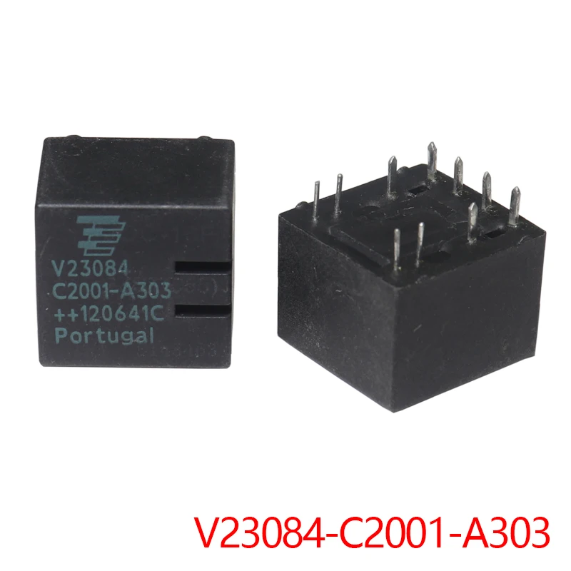 【5-1PCS】V23084-C2001-A303Tyco DC electromagnetic automotive relay with 10 pins