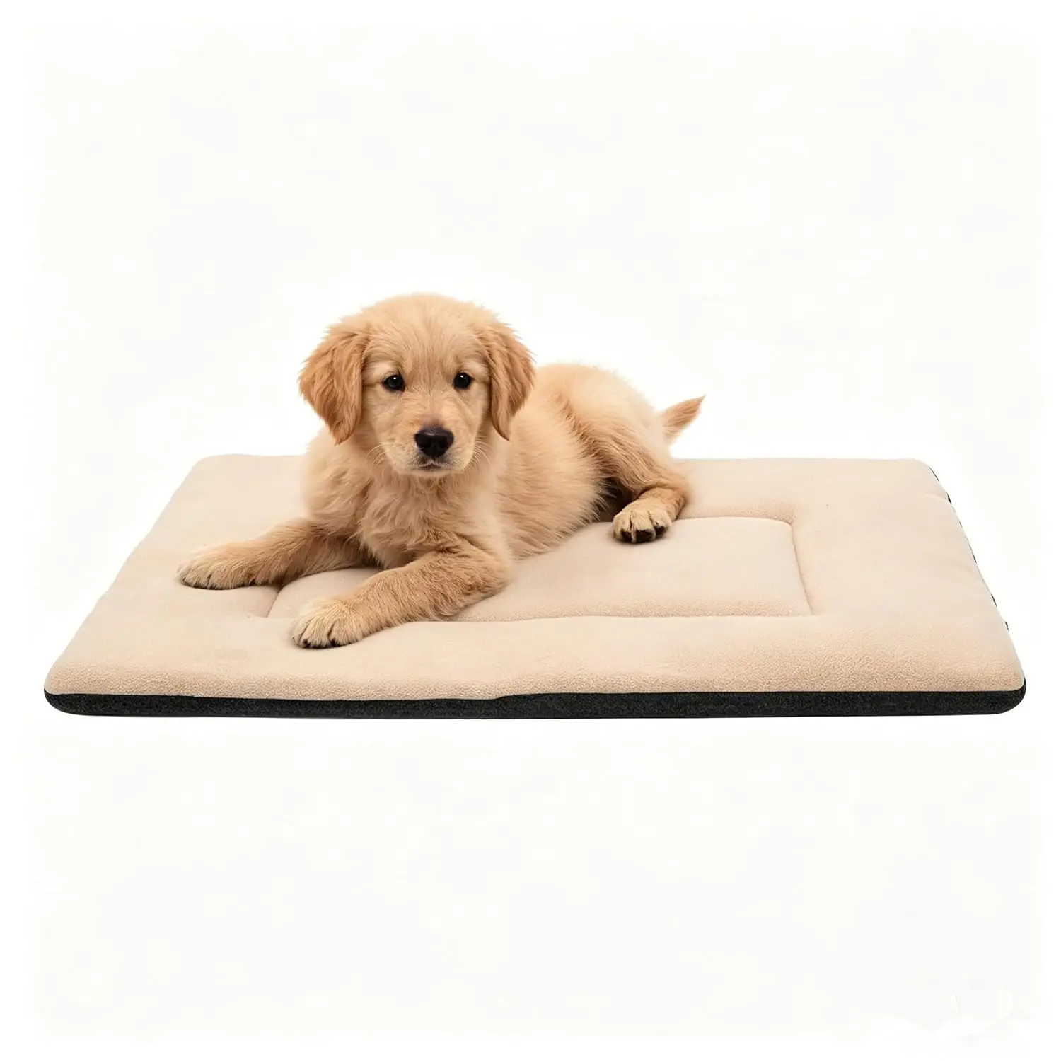 Washable Reversible Dog Crate Pad Mat, Flat Pet Kennel Bed, 24x18, Customized