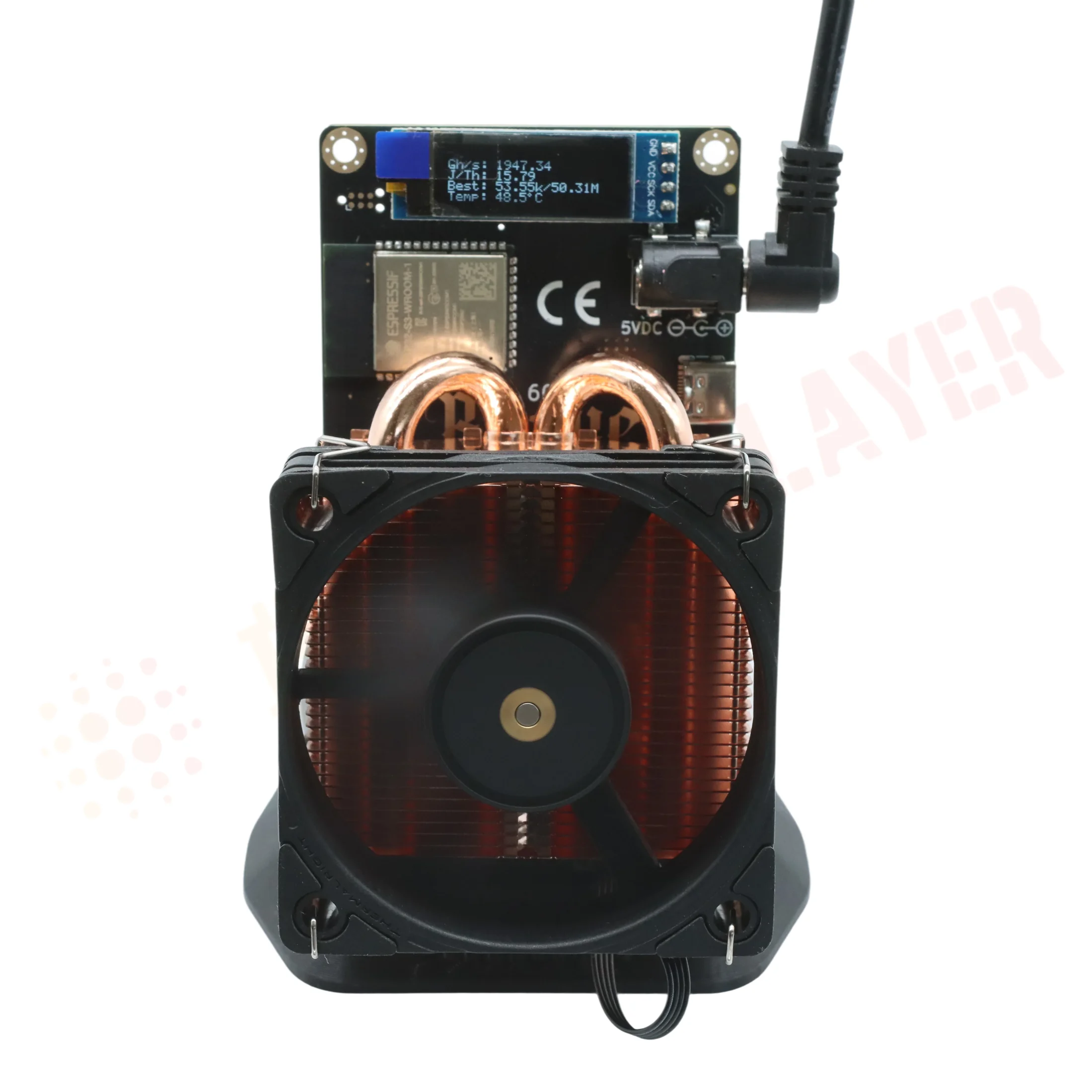 2026 New Bitaxe Gamma600 1.9T 30W Newly Upgraded BM1370Chip SHA256 Algorithm, Ultra-Low Temperature, Ultra-Quiet Home Miner