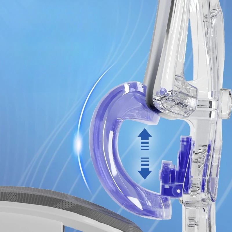 Ergonomiczne krzesło biurowe z siatki, krzesło komputerowe, fotel gamingowy, regulowana wysokość, podparcie lędźwiowe, zagłówek, obrotowe, do domowego biura