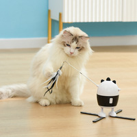 New Smart Laser Feather Cat Teaser Irregular Rotating Motorized Pet Toys Cat & Dog Toys Premium Smart Pet Toys