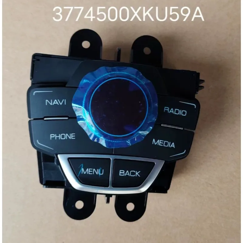 3774500XKU59A Human Computer Interaction Panel Button Control Switch Adjustment Knob in The Dashboard For Haval H7 WEY VV7 P8
