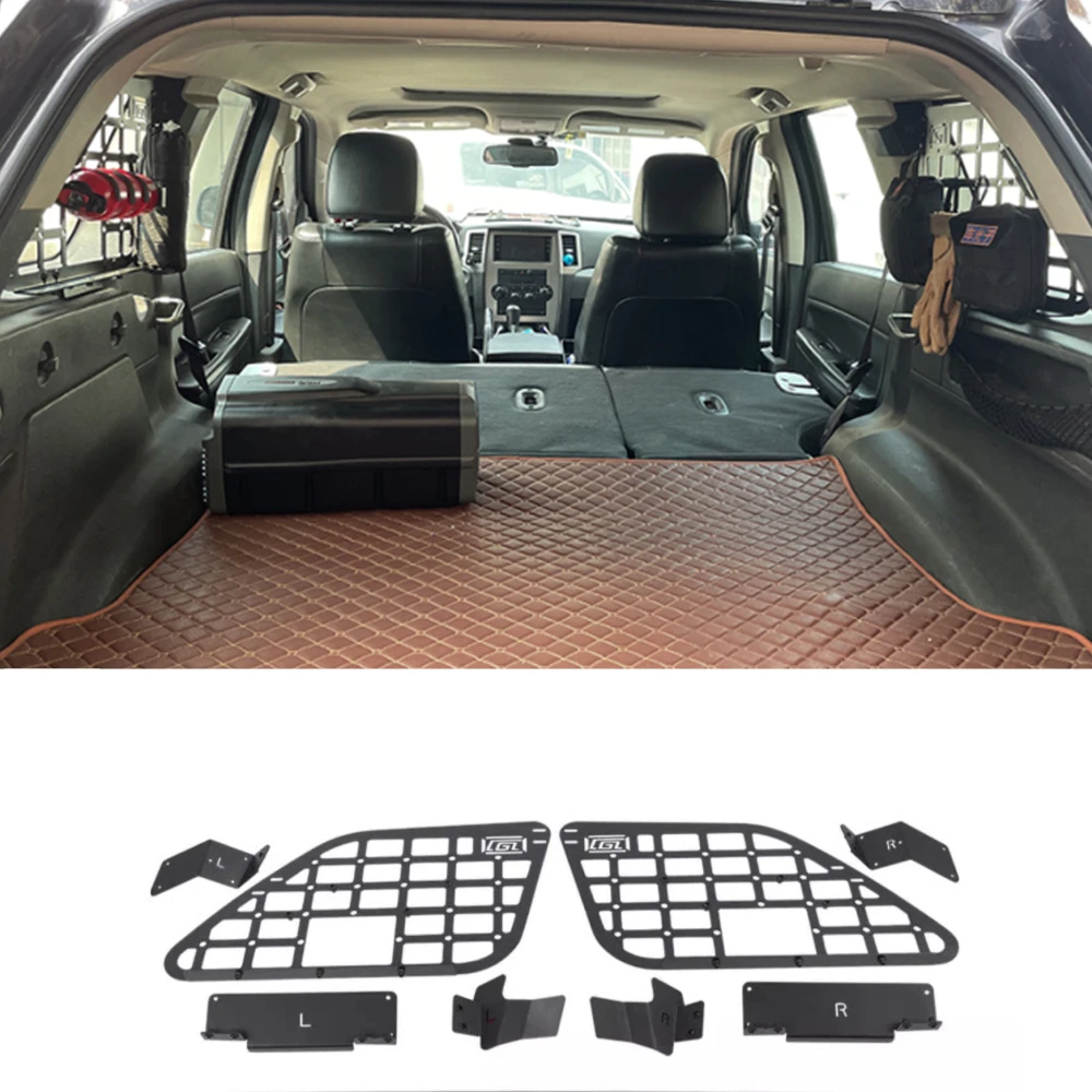 Fit for Jeep Grand Cherokee WK 2005 2006 2007 2008 2009 2010 Boot Side Window Modular Storage Panels Cargo Racks