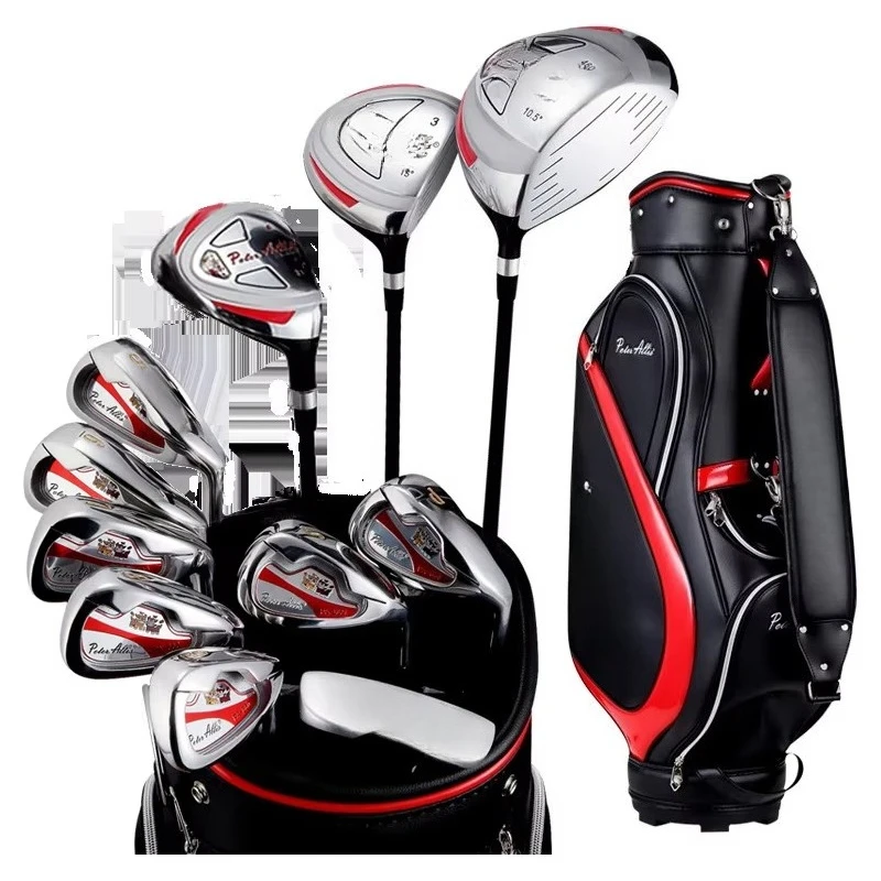 

Durable 11-piece Right-hand Complete Golf Club Set for Beginners with Stand-up Bag
