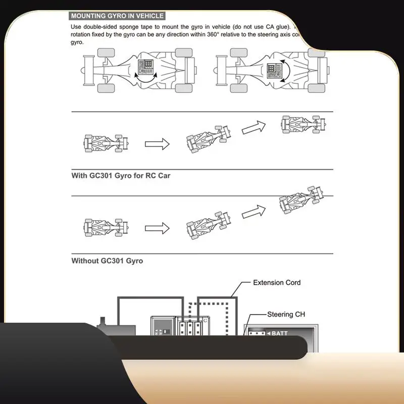 

4-8,4 В мини-гироскоп с датчиком гироскопа для Wltoys K969 RC автомобильный выход рулевого управления корректирующий встроенный Compact-T44C