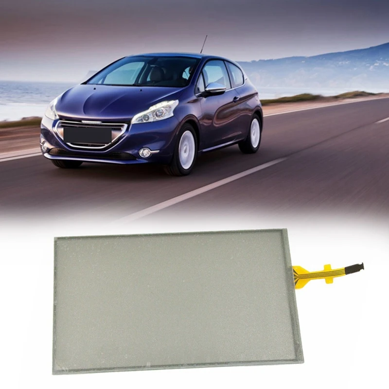 2X Car 7Inch Contact Screen Glass Digitizer Navigation For Peugeot 208 2008 308 Citroen C5 C4L C3XR GCX156AKM-E