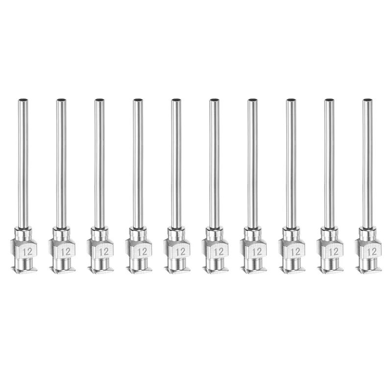 10pcs Precision Stainless Steel Dispensing Needle 1 1/2