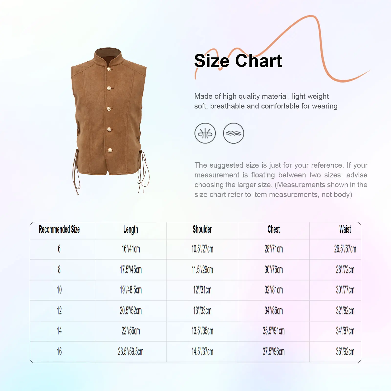 Boys Pirate Costumes Medieval Renaissance Vest Halloween Party V Neck Sleeveless Lace-up Pirate Gothic Steampunk Waistcoat