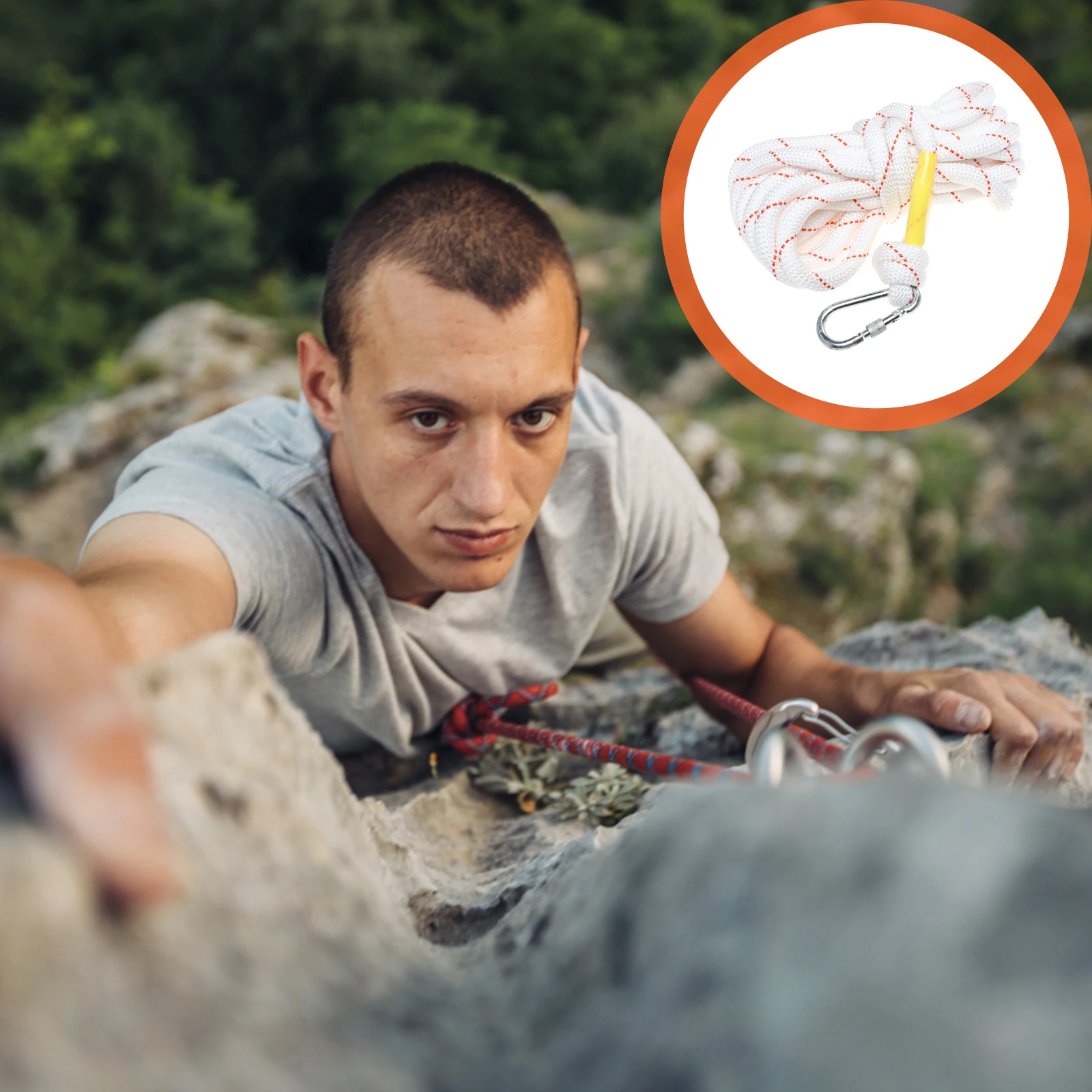 

Safety Rope Wear-resistant Nylon to Weave Fire-fighting Rocks Climbing Outdoor High Tenacity