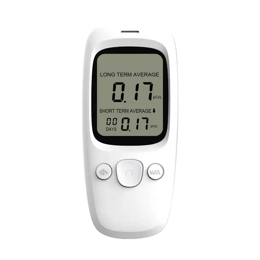 Handheld Radon Detector, Radon Concentration Analyzer, Electric Ion Detection Radon Concentration Meter