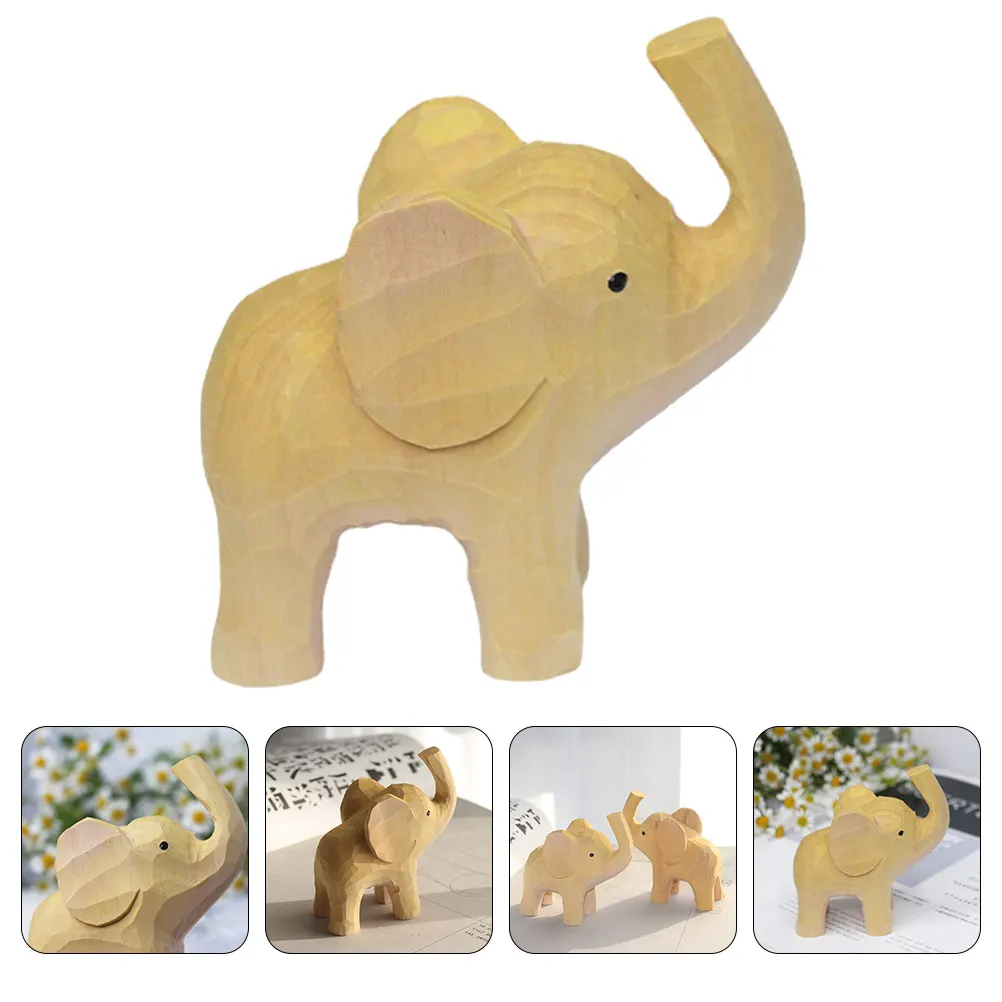 

Christmas Decoration Elephant Ornaments Chic Home Office Vintage Model Statue Animal Decorative Sculptures for Living Room