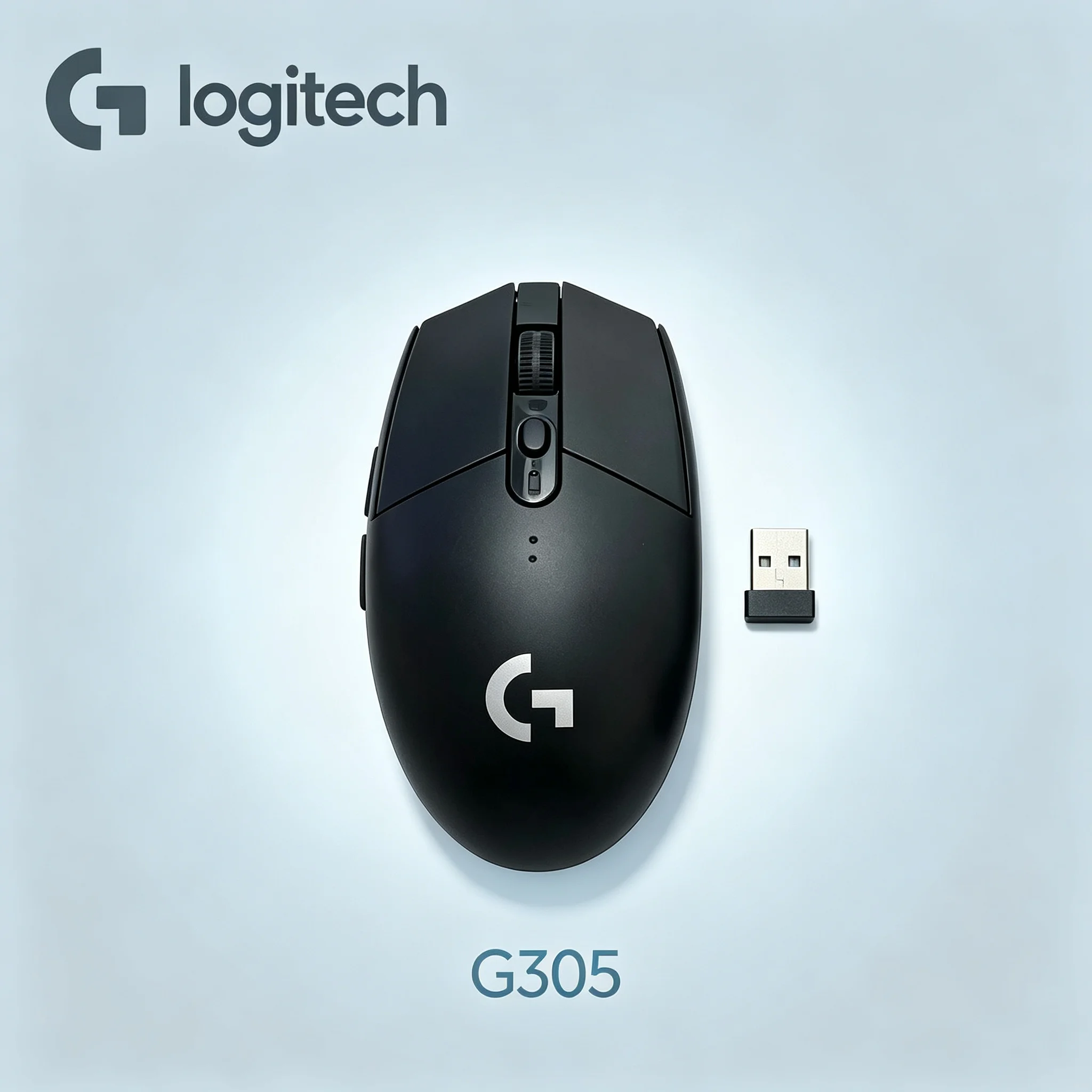 Logitech G305 LIGHTSPEED Gaming Wireless Mouse, Supplied With USB Extension Cable For Better Signal Stability, Compatible With P
