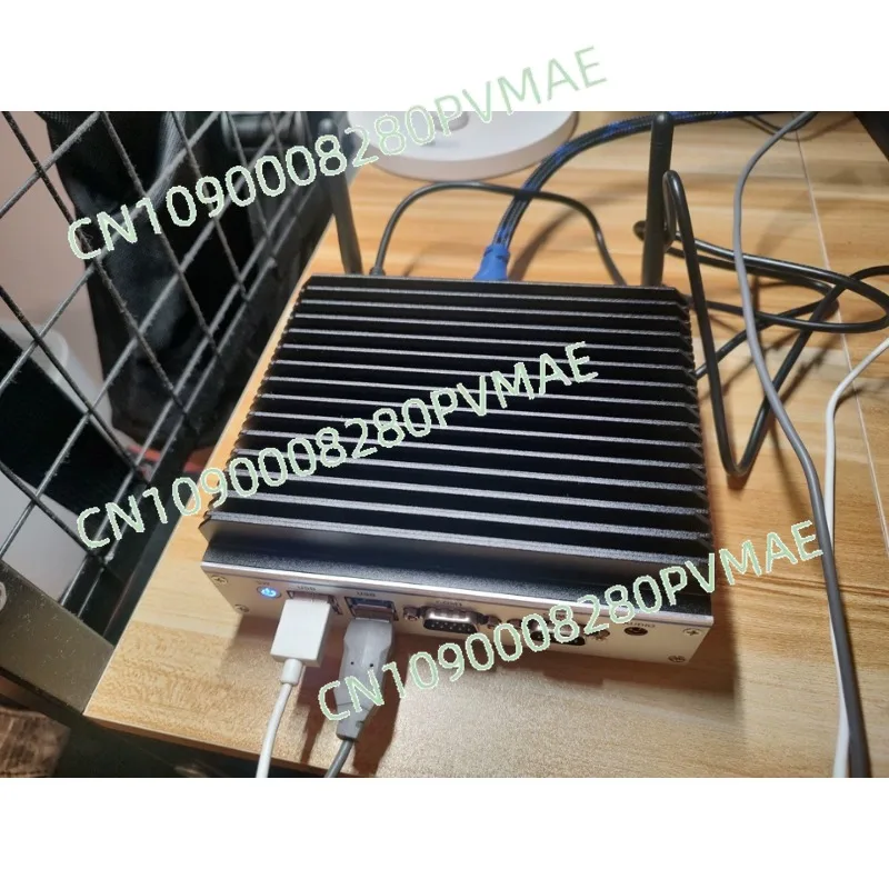 Ndustrial PC N2830 Quad Core Dual LAN Dual   Ports Fanless System for Vision 1 pcs