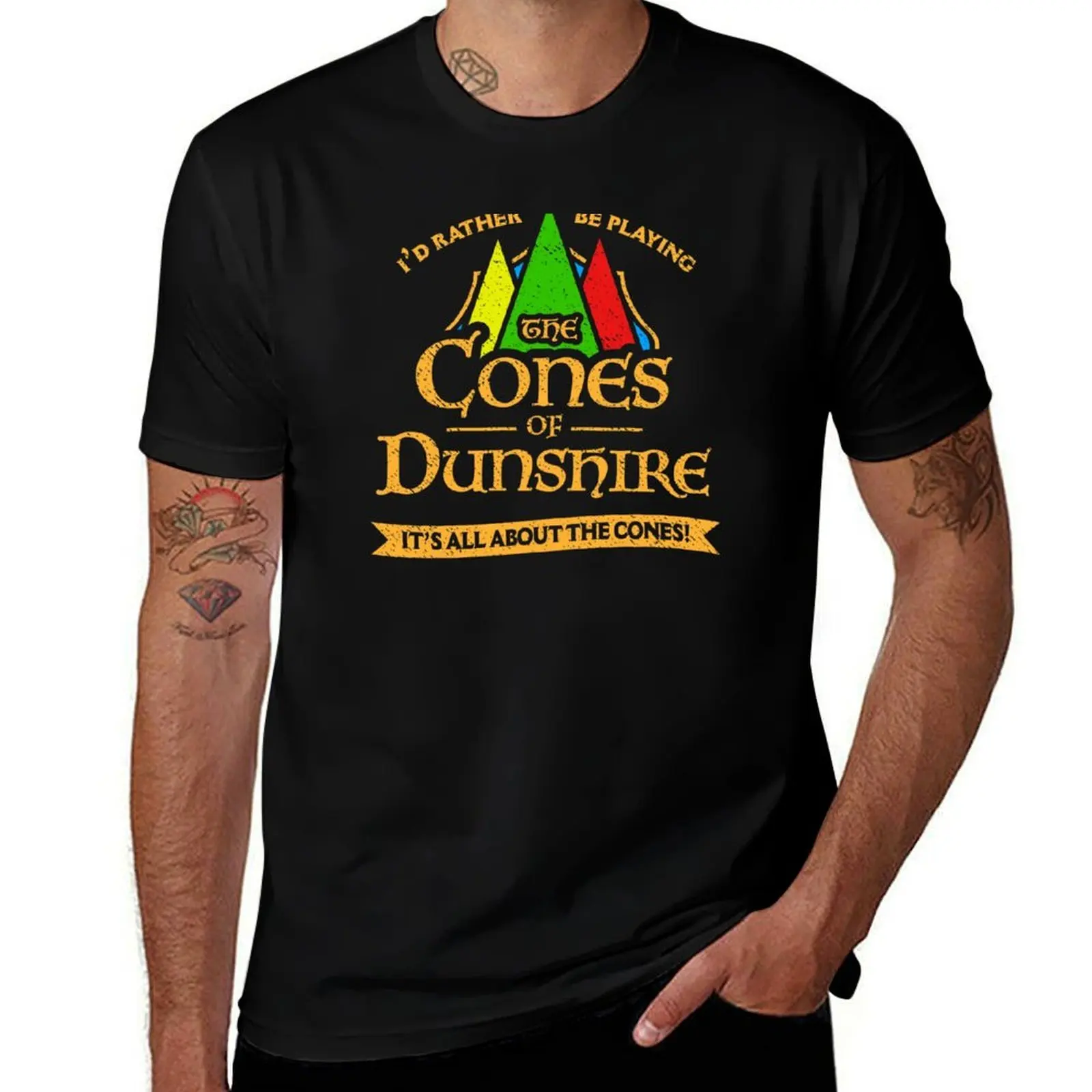 

Cones Of Dunshire T-Shirt t shirts for man graphic funny t shirt man luxury T-Shirt
